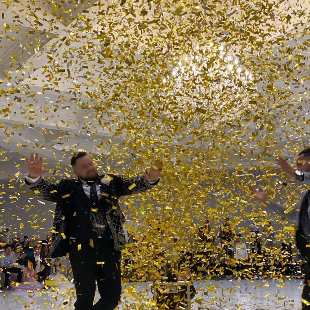 1kg/lot Rectangular Shape Bulk - Confetti Cannon Tube ulasan dan harga