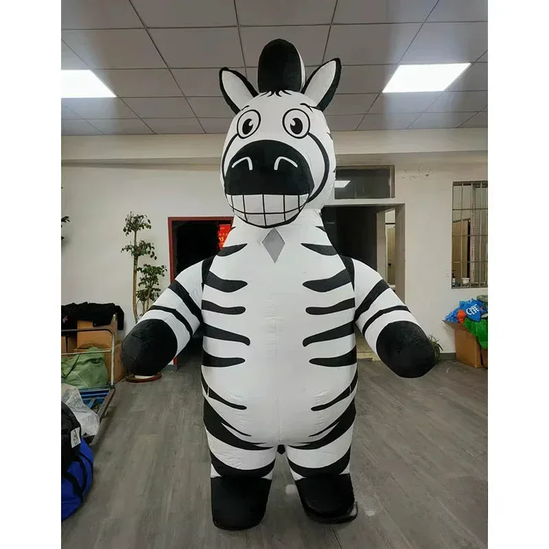Inflatable Zebra Mascot Costum - Event & Party Supply ulasan dan harga