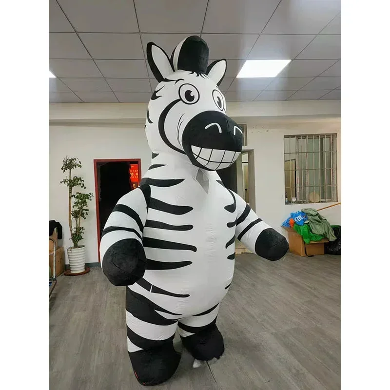 Inflatable Zebra Mascot Costum - Event & Party Supply ulasan dan harga