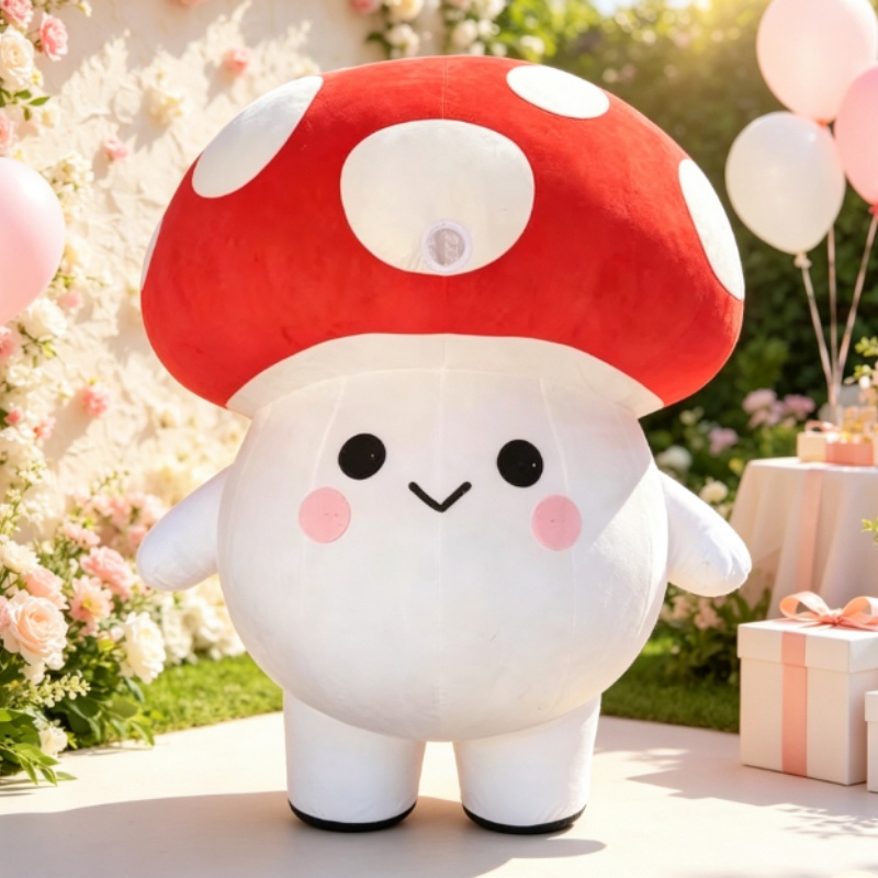 Inflatable Mushroom Mascot Cos - Event & Party Supply ulasan dan harga