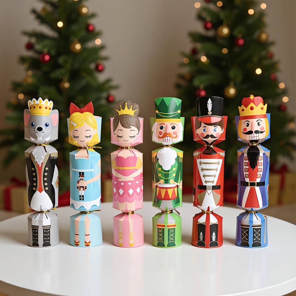 24Pcs Christmas Cracker Nutcra - Event Party Box ulasan dan harga