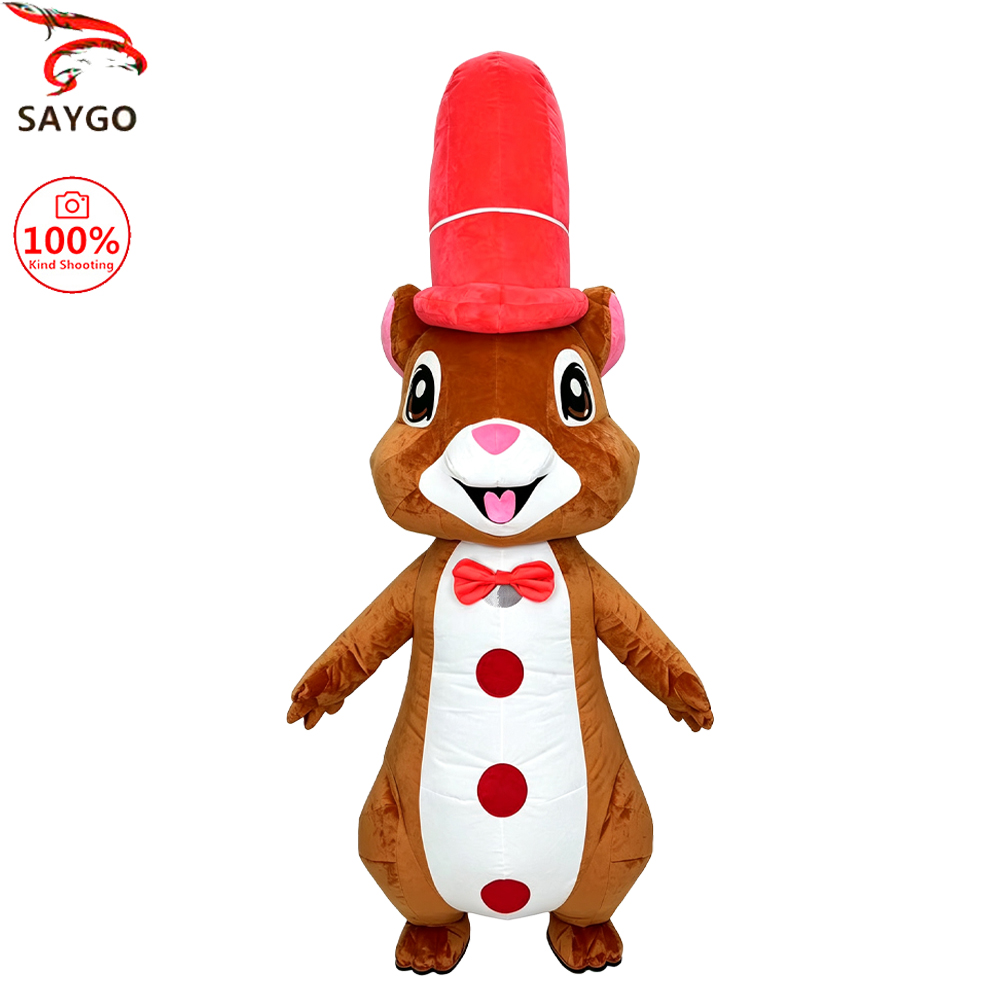 SAYGO Red Hat Squirrel Inflata - Event & Party Supply ulasan dan harga