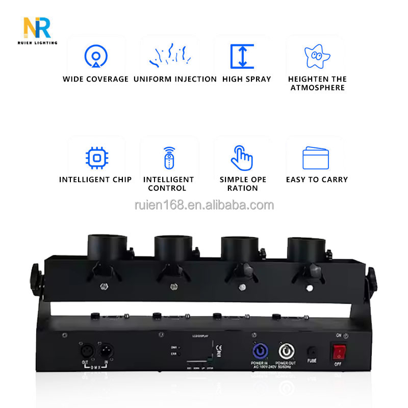 Dmx 512 Four-Tube Confetti Mac - Confetti Cannon Tube ulasan dan harga