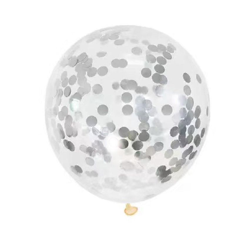 42pcs Silver Black White Confe - Balloon Pump Hand ulasan dan harga